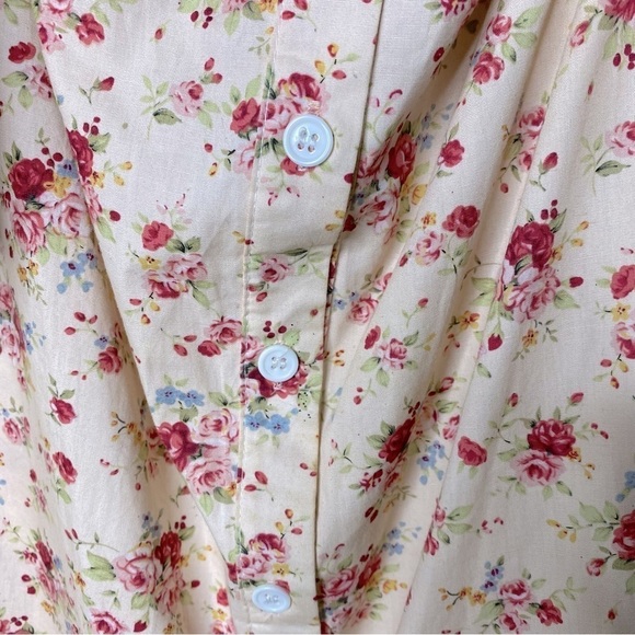 Floral Print Off the Shoulders Boho Mini Dress Nwot Size M - Picture 5 of 10